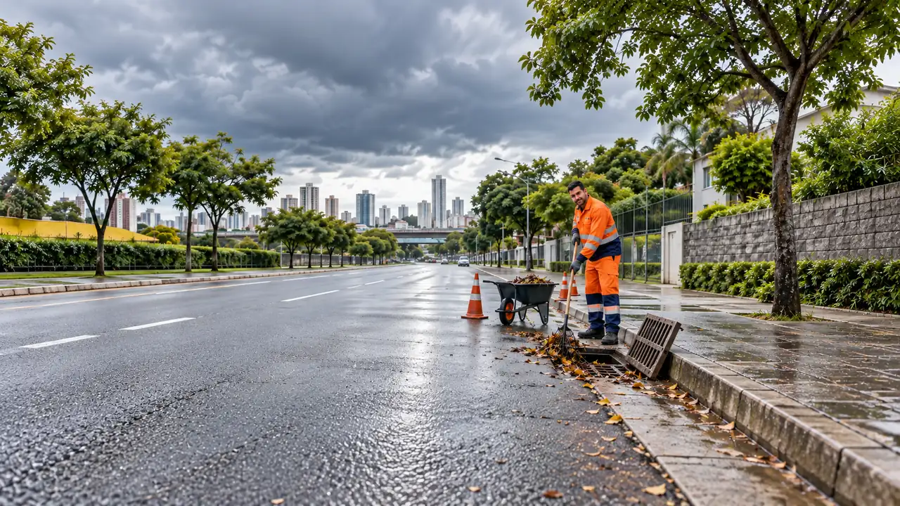 Desobstrução de Rede Pluvial